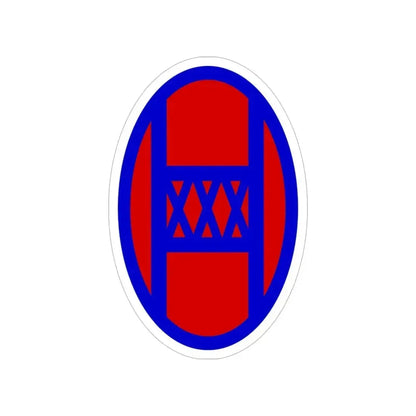 30th Infantry Division SSI (U.S. Army) Transparent STICKER Die-Cut Vinyl Decal 5 Inch - The Sticker Space