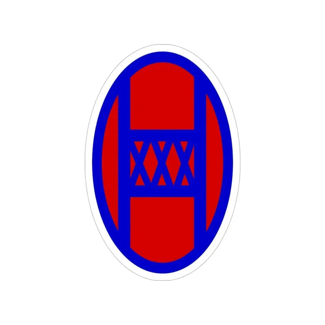 30th Infantry Division SSI (U.S. Army) Transparent STICKER Die-Cut Vinyl Decal - The Sticker Space