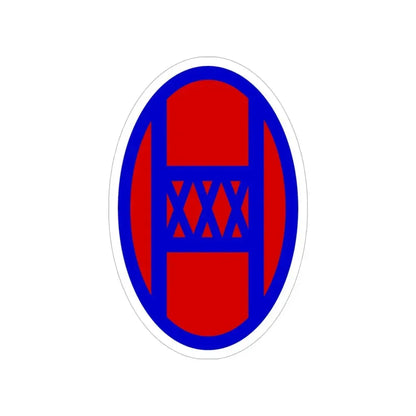 30th Infantry Division SSI (U.S. Army) Transparent STICKER Die-Cut Vinyl Decal - The Sticker Space