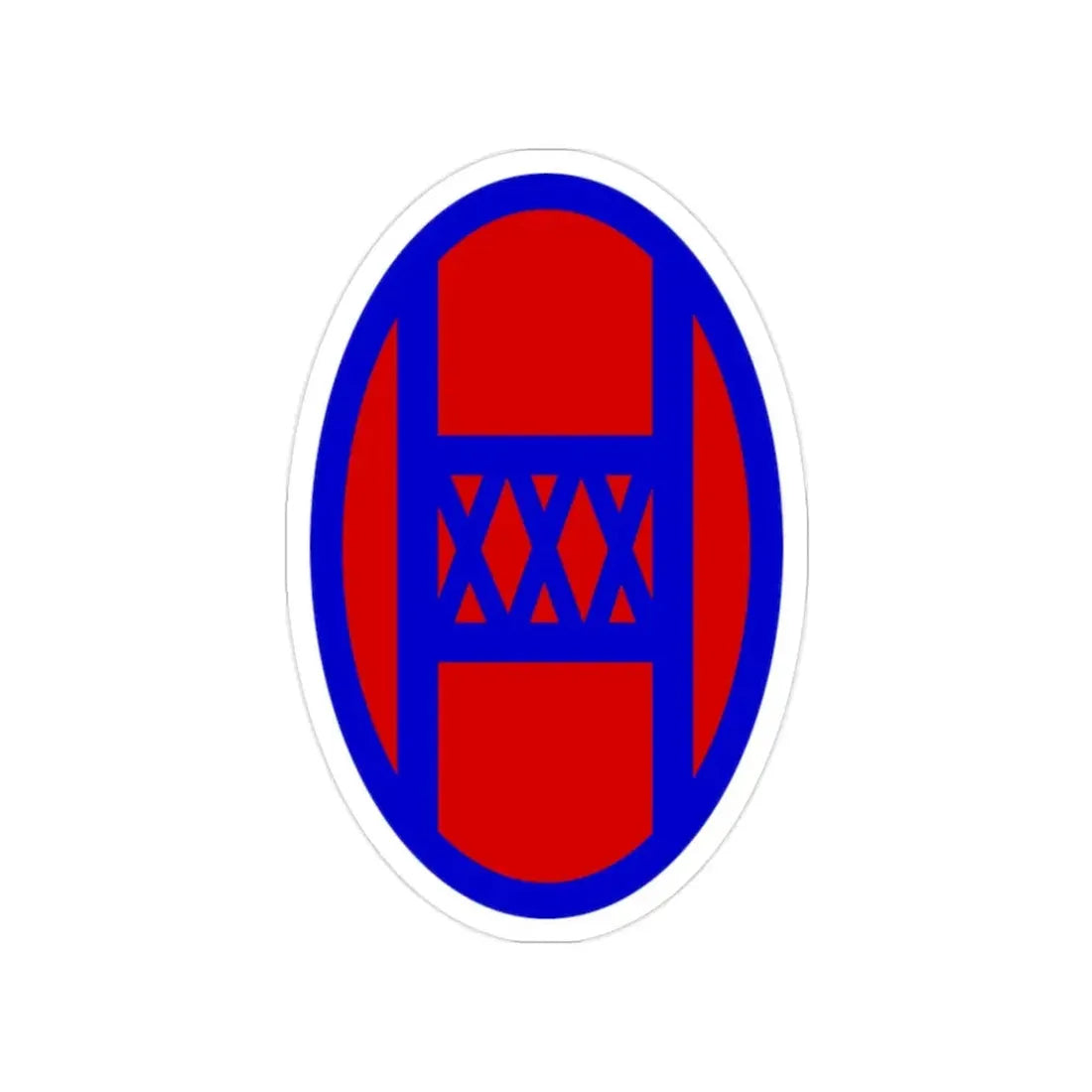 30th Infantry Division SSI (U.S. Army) Transparent STICKER Die-Cut Vinyl Decal - The Sticker Space