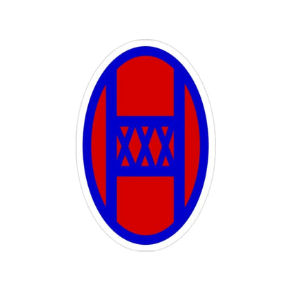 30th Infantry Division SSI (U.S. Army) Transparent STICKER Die-Cut Vinyl Decal - The Sticker Space