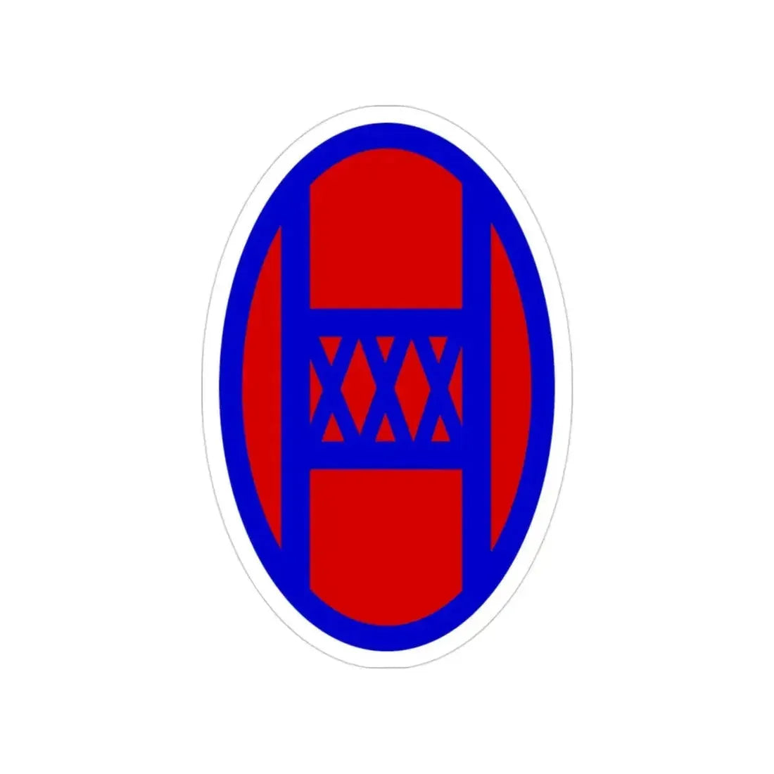 30th Infantry Division SSI (U.S. Army) Transparent STICKER Die-Cut Vinyl Decal - The Sticker Space