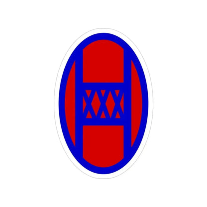 30th Infantry Division SSI (U.S. Army) Transparent STICKER Die-Cut Vinyl Decal - The Sticker Space
