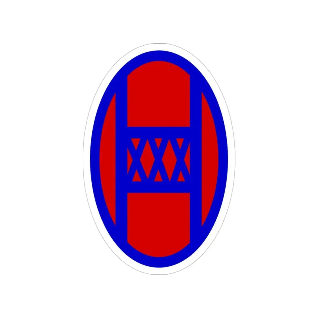 30th Infantry Division SSI (U.S. Army) Transparent STICKER Die-Cut Vinyl Decal - The Sticker Space