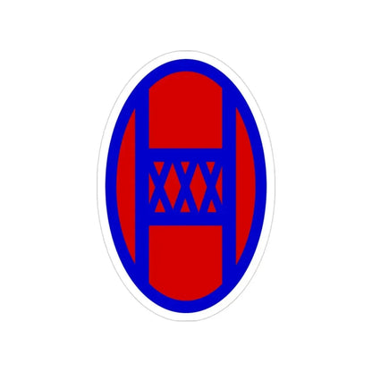 30th Infantry Division SSI (U.S. Army) Transparent STICKER Die-Cut Vinyl Decal - The Sticker Space