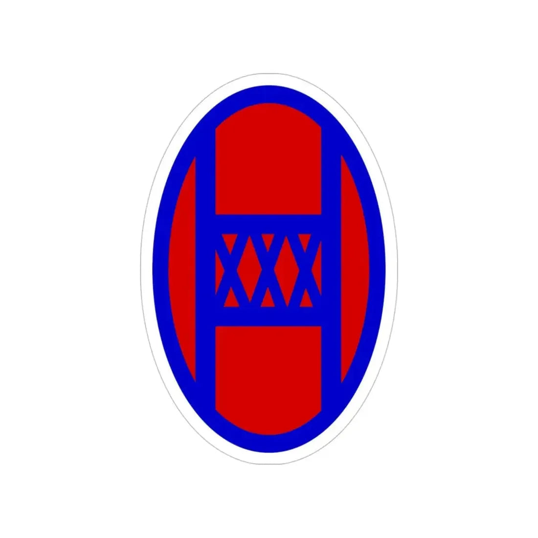 30th Infantry Division SSI (U.S. Army) Transparent STICKER Die-Cut Vinyl Decal - The Sticker Space