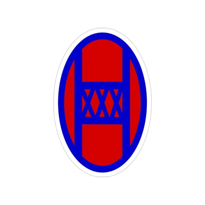 30th Infantry Division SSI (U.S. Army) Transparent STICKER Die-Cut Vinyl Decal - The Sticker Space