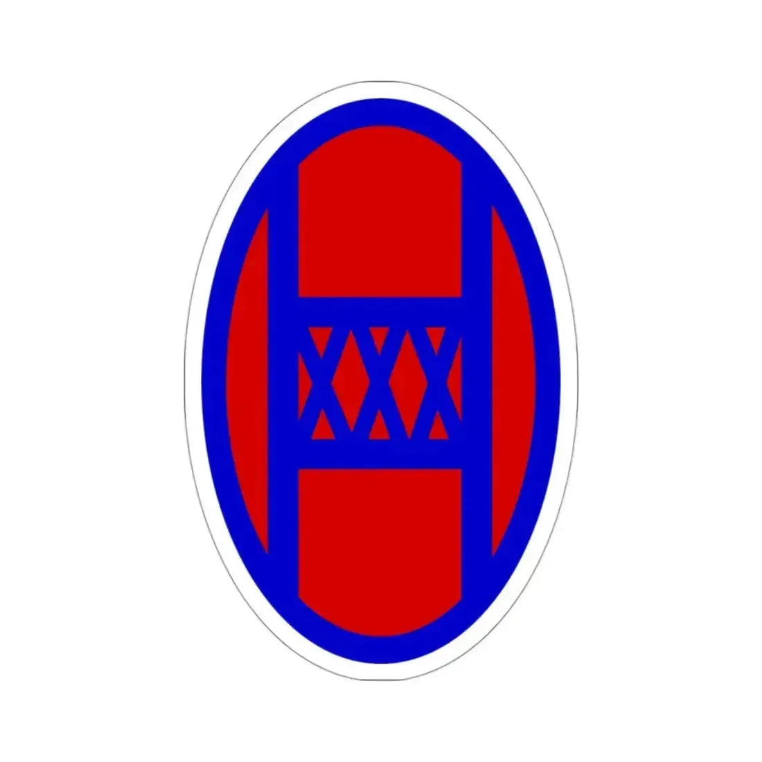 30th Infantry Division (U.S. Army) STICKER Vinyl Die-Cut Decal 3 Inch - The Sticker Space