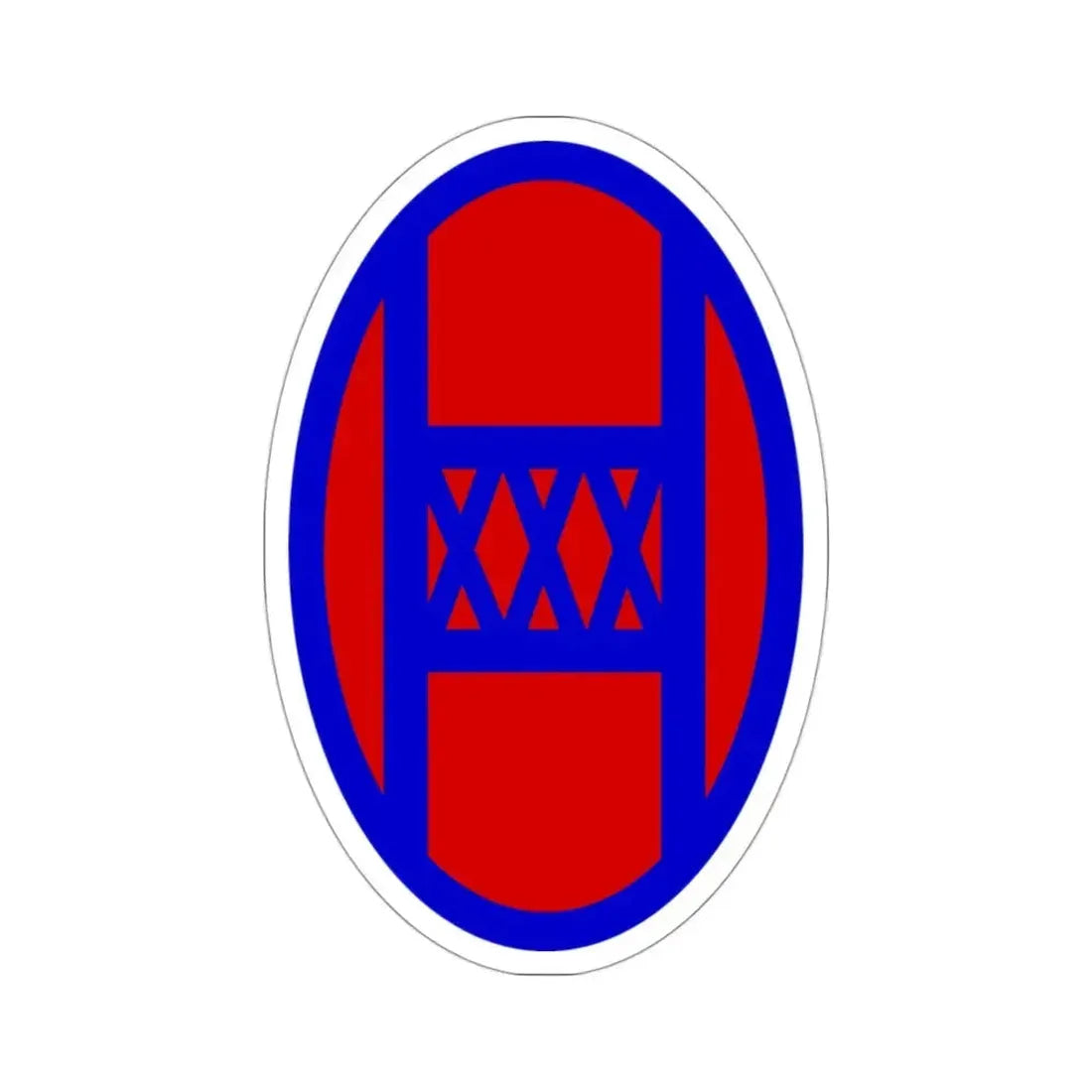 30th Infantry Division (U.S. Army) STICKER Vinyl Die-Cut Decal 3 Inch - The Sticker Space