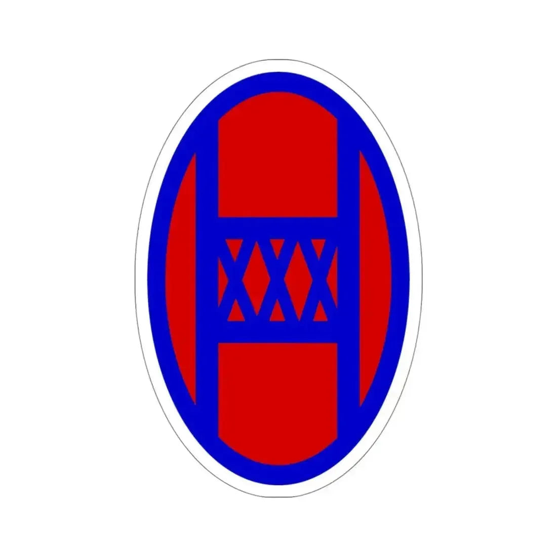 30th Infantry Division (U.S. Army) STICKER Vinyl Die-Cut Decal 4 Inch - The Sticker Space