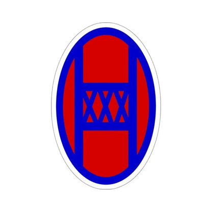 30th Infantry Division (U.S. Army) STICKER Vinyl Die-Cut Decal 4 Inch - The Sticker Space