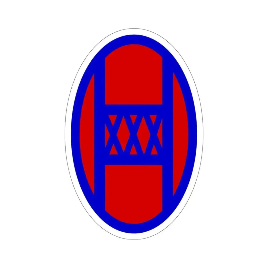 30th Infantry Division (U.S. Army) STICKER Vinyl Die-Cut Decal 4 Inch - The Sticker Space