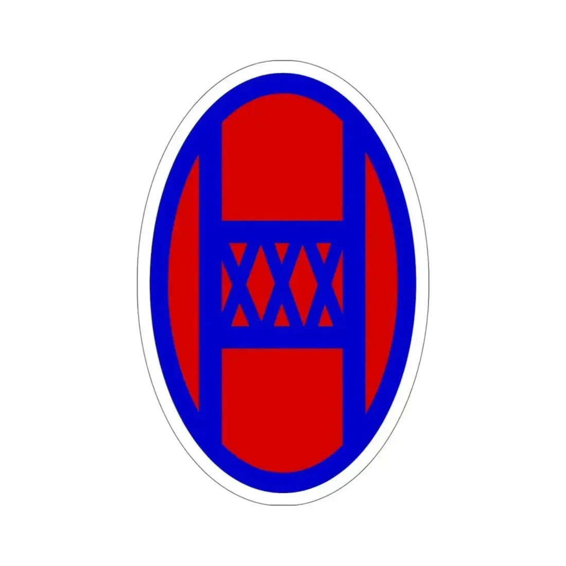 30th Infantry Division (U.S. Army) STICKER Vinyl Die-Cut Decal 5 Inch - The Sticker Space