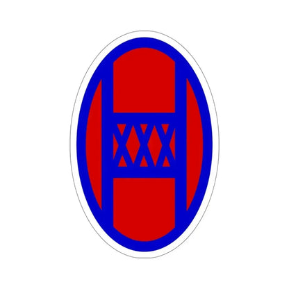 30th Infantry Division (U.S. Army) STICKER Vinyl Die-Cut Decal 5 Inch - The Sticker Space
