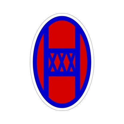 30th Infantry Division (U.S. Army) STICKER Vinyl Die-Cut Decal 6 Inch - The Sticker Space