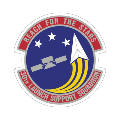 30th Launch Support Squadron (U.S. Air Force) STICKER Vinyl Die-Cut Decal - The Sticker Space