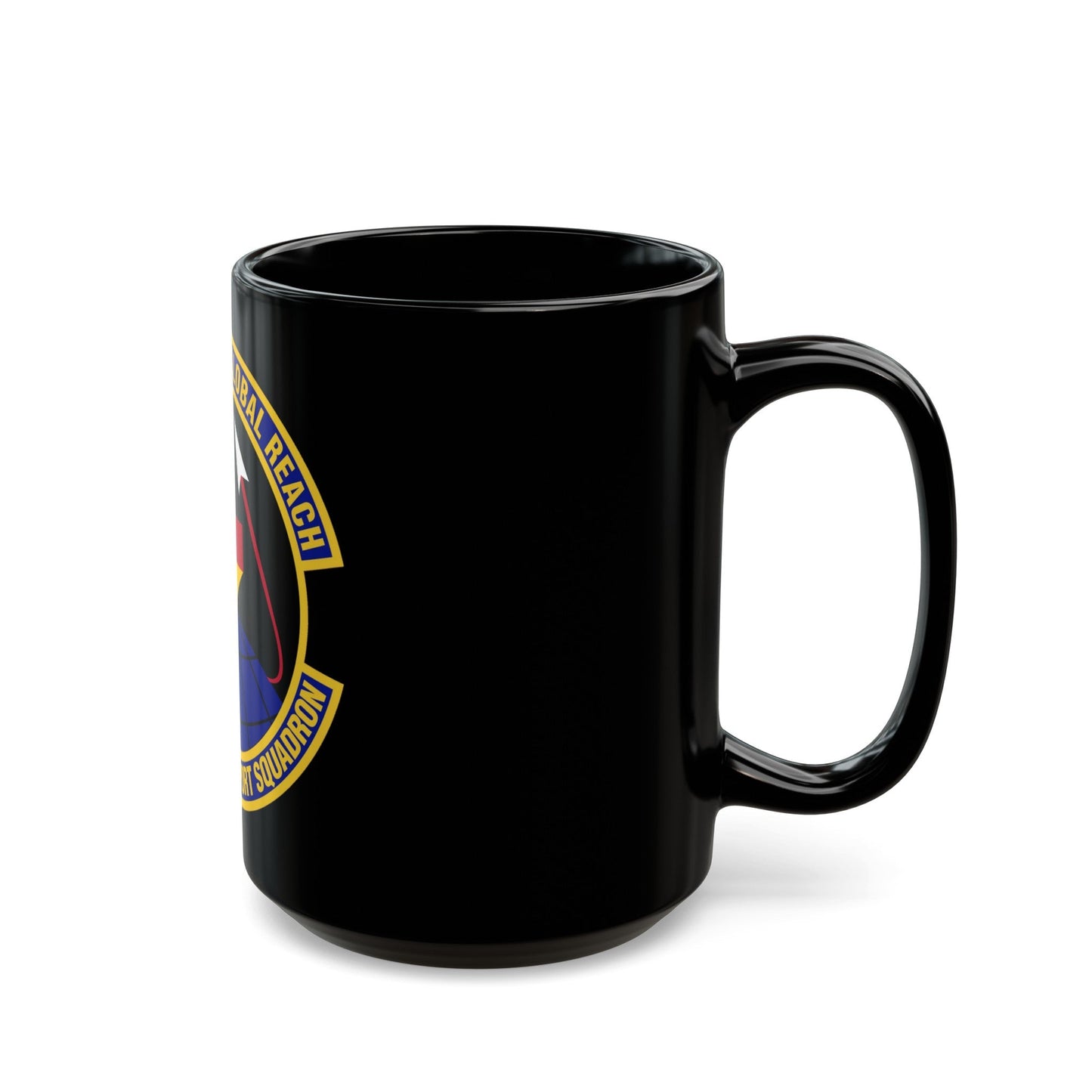 30th Medical Support Squadron (U.S. Air Force) Black Coffee Mug-The Sticker Space