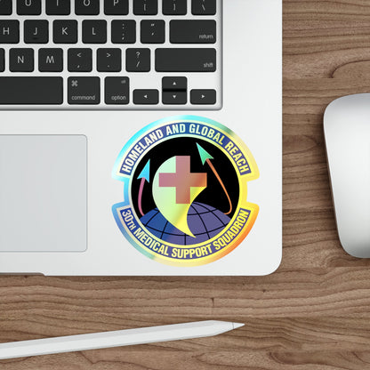 30th Medical Support Squadron (U.S. Air Force) Holographic STICKER Die-Cut Vinyl Decal-The Sticker Space