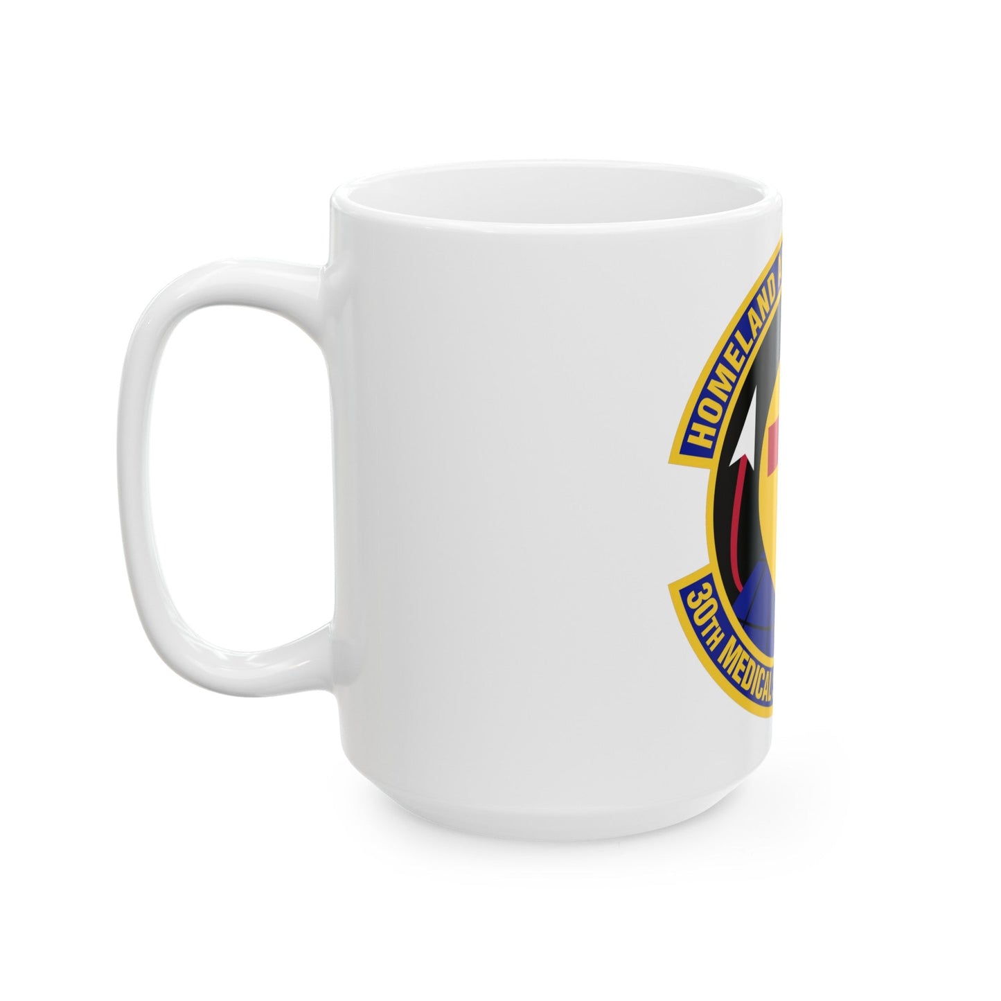 30th Medical Support Squadron (U.S. Air Force) White Coffee Mug-The Sticker Space