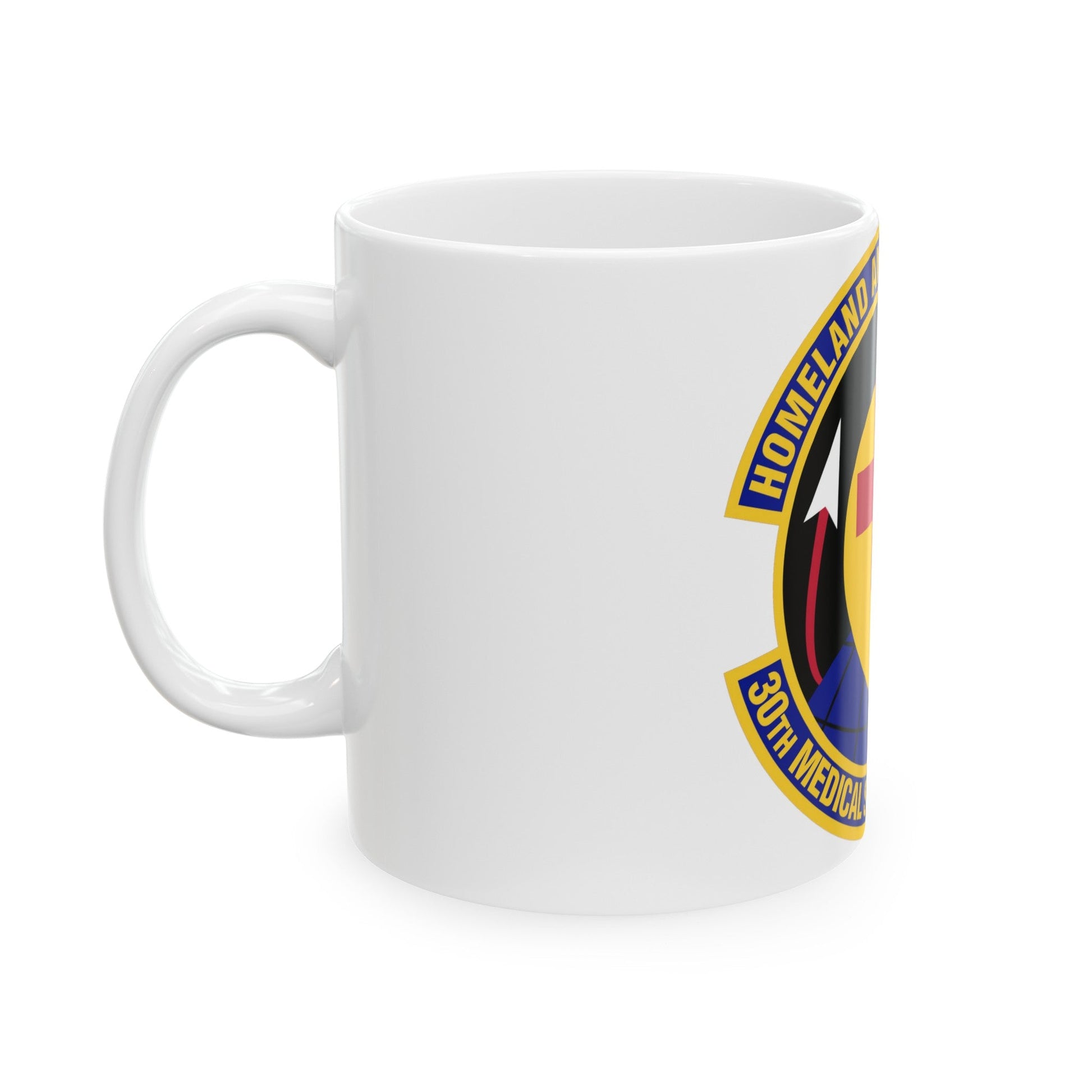 30th Medical Support Squadron (U.S. Air Force) White Coffee Mug-The Sticker Space