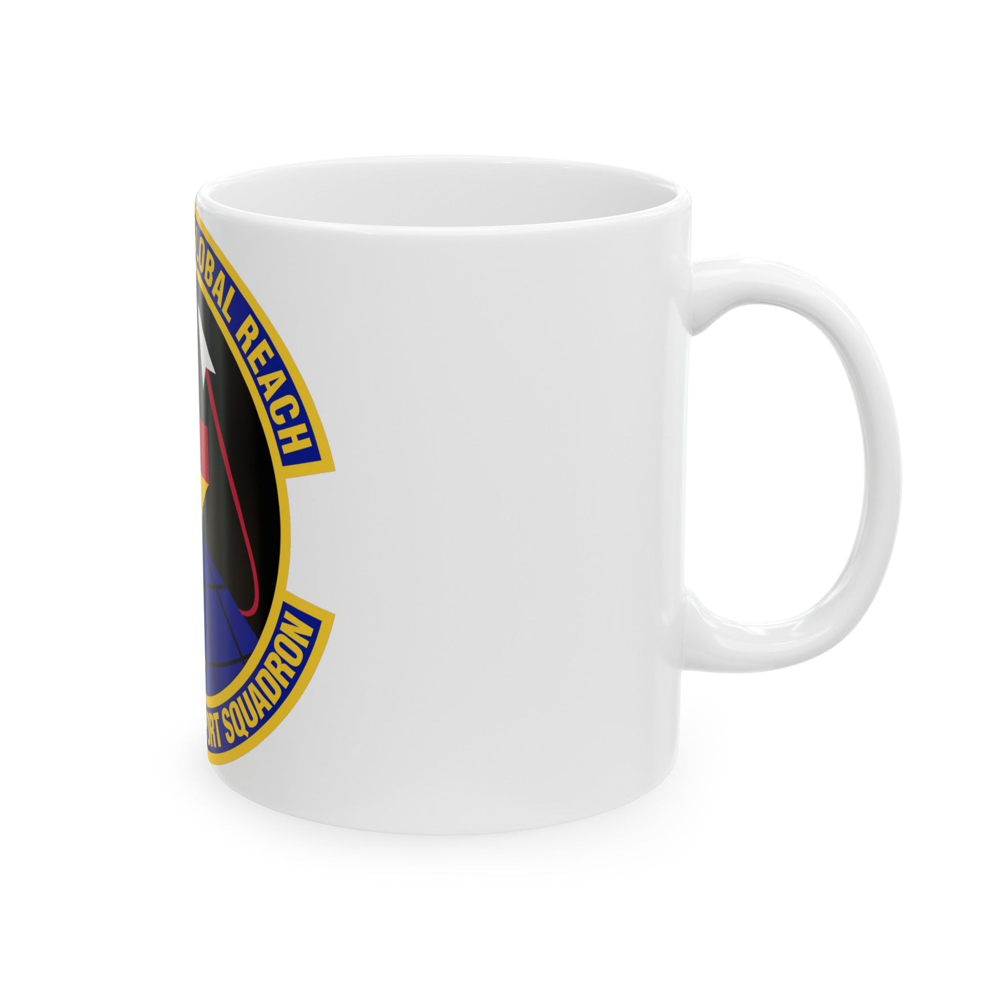 30th Medical Support Squadron (U.S. Air Force) White Coffee Mug-The Sticker Space