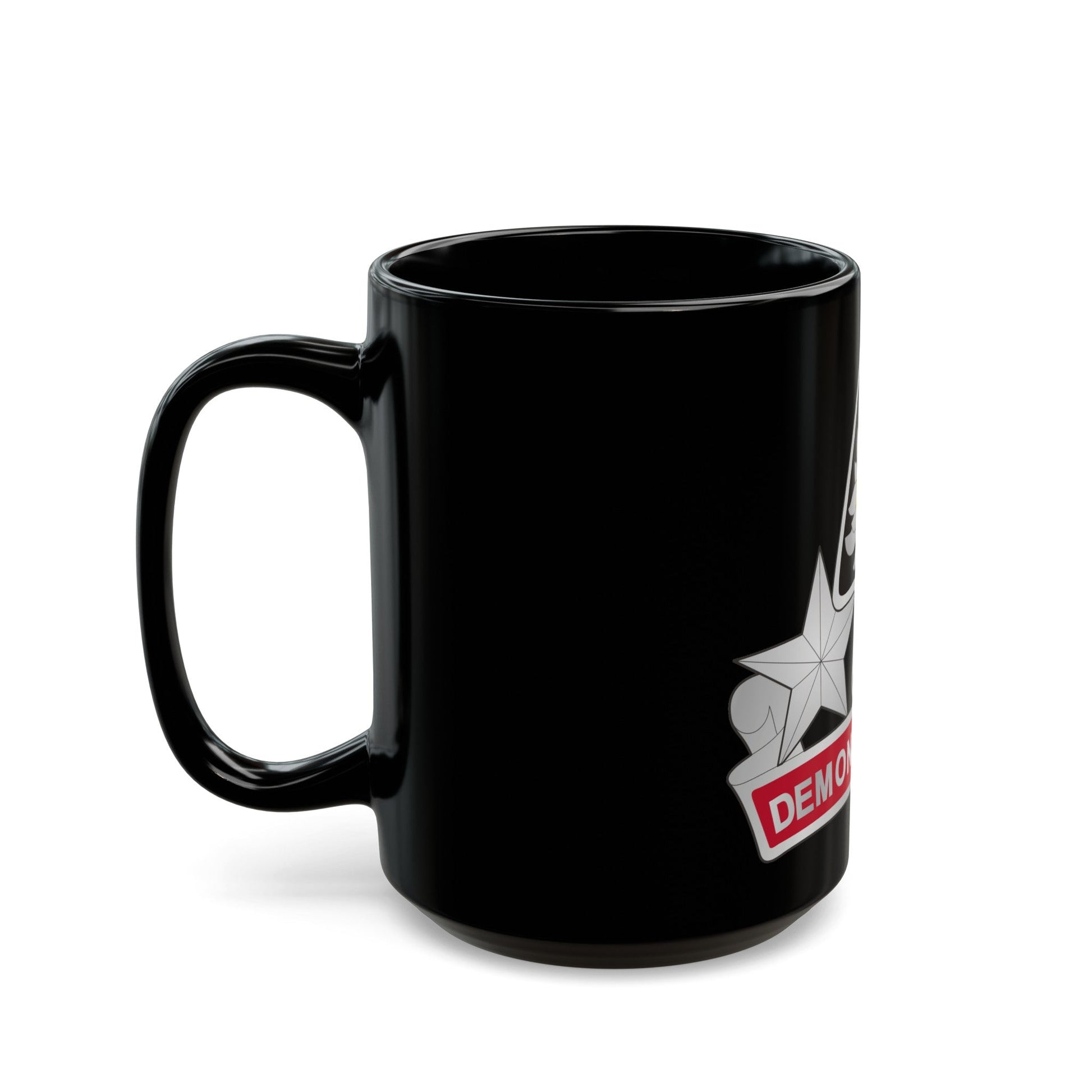 31 Engineer Battalion (U.S. Army) Black Coffee Mug-The Sticker Space