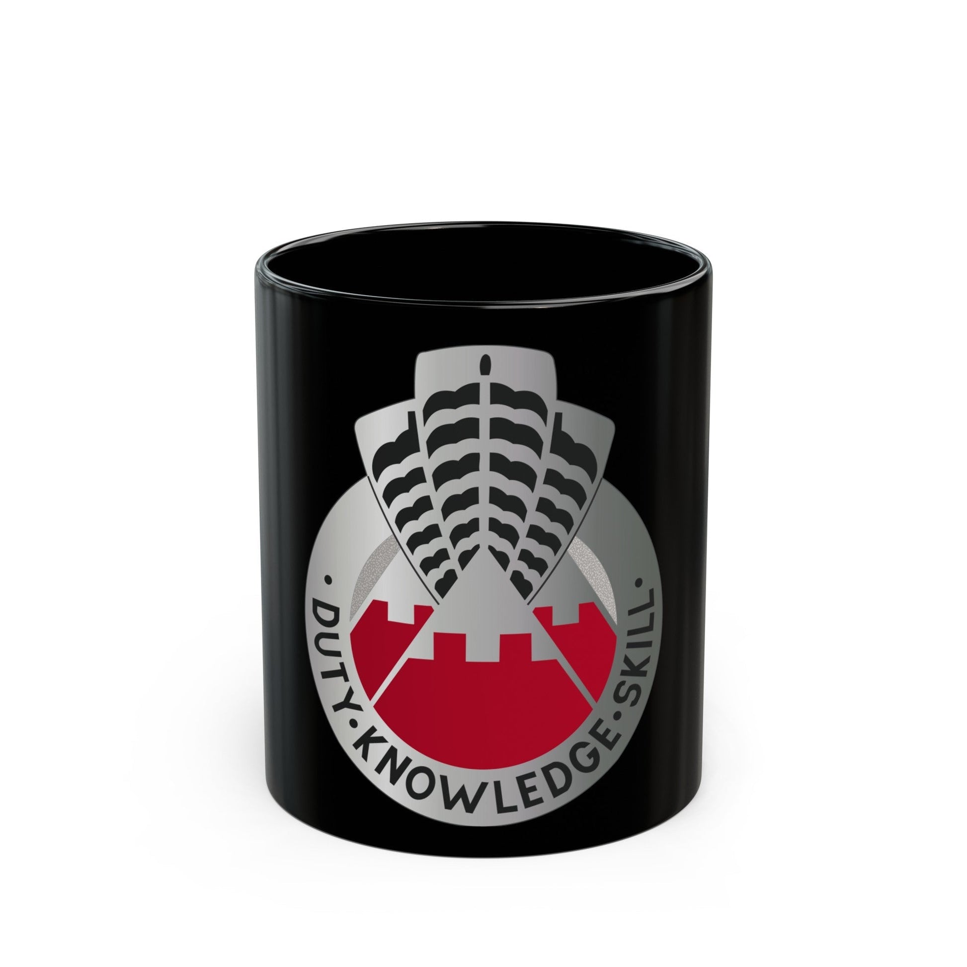 31 Engineer Group (U.S. Army) Black Coffee Mug-11oz-The Sticker Space