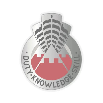 31 Engineer Group (U.S. Army) STICKER Vinyl Kiss-Cut Decal 4 Inch Transparent - The Sticker Space