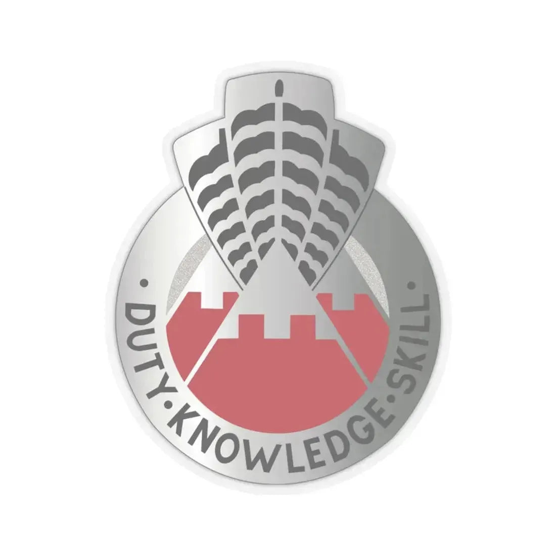 31 Engineer Group (U.S. Army) STICKER Vinyl Kiss-Cut Decal 6 Inch Transparent - The Sticker Space