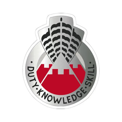 31 Engineer Group (U.S. Army) STICKER Vinyl Kiss-Cut Decal 6 Inch White - The Sticker Space