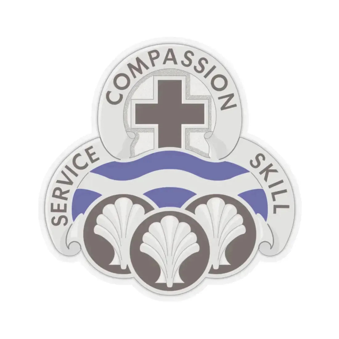 31 Field Hospital (U.S. Army) STICKER Vinyl Kiss-Cut Decal 2 Inch Transparent - The Sticker Space