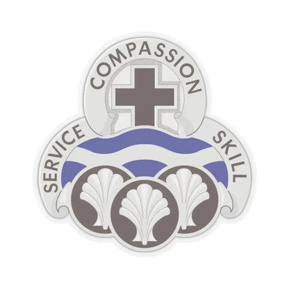31 Field Hospital (U.S. Army) STICKER Vinyl Kiss-Cut Decal 3 Inch Transparent - The Sticker Space