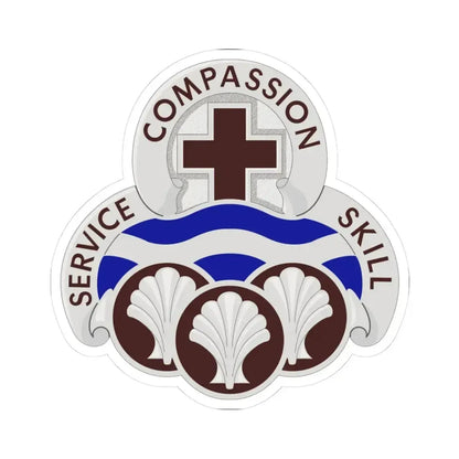 31 Field Hospital (U.S. Army) STICKER Vinyl Kiss-Cut Decal 3 Inch White - The Sticker Space