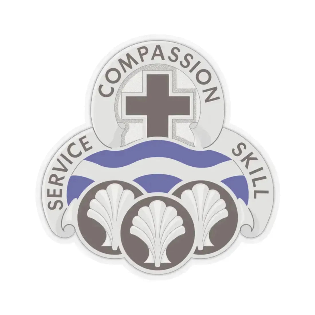 31 Field Hospital (U.S. Army) STICKER Vinyl Kiss-Cut Decal 4 Inch Transparent - The Sticker Space