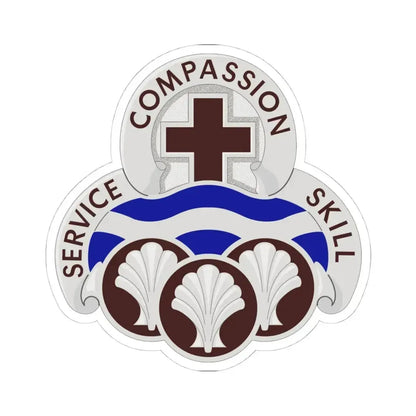 31 Field Hospital (U.S. Army) STICKER Vinyl Kiss-Cut Decal 4 Inch White - The Sticker Space