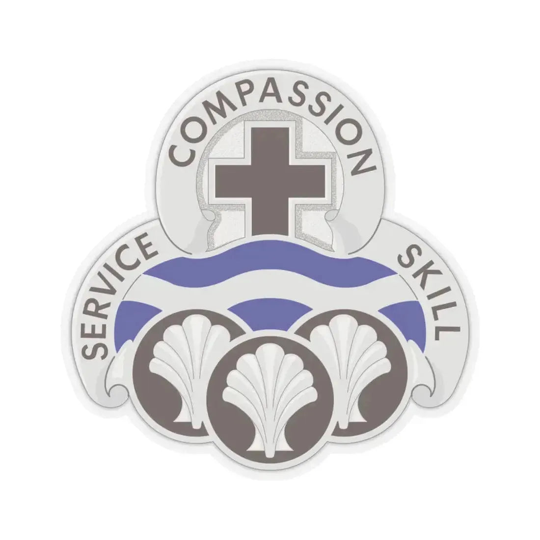 31 Field Hospital (U.S. Army) STICKER Vinyl Kiss-Cut Decal 6 Inch Transparent - The Sticker Space