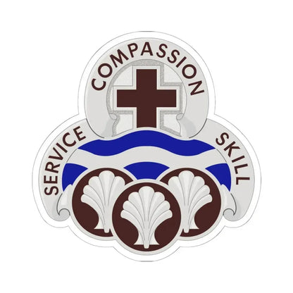 31 Field Hospital (U.S. Army) STICKER Vinyl Kiss-Cut Decal 6 Inch White - The Sticker Space