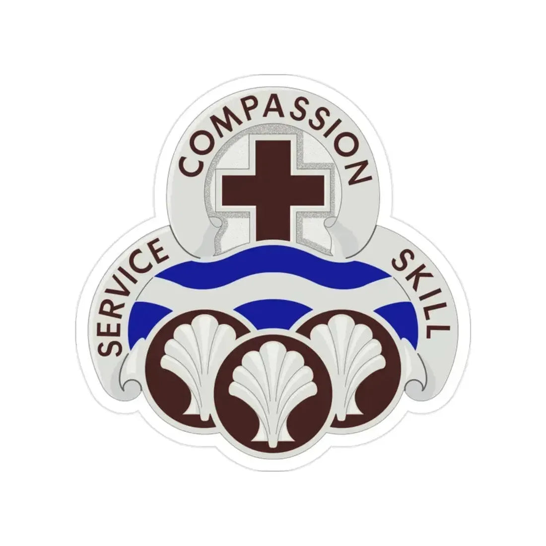 31 Field Hospital (U.S. Army) Transparent STICKER Die-Cut Vinyl Decal 2 Inch - The Sticker Space