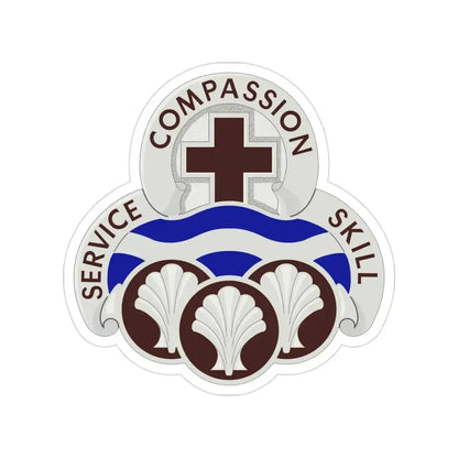 31 Field Hospital (U.S. Army) Transparent STICKER Die-Cut Vinyl Decal 3 Inch - The Sticker Space