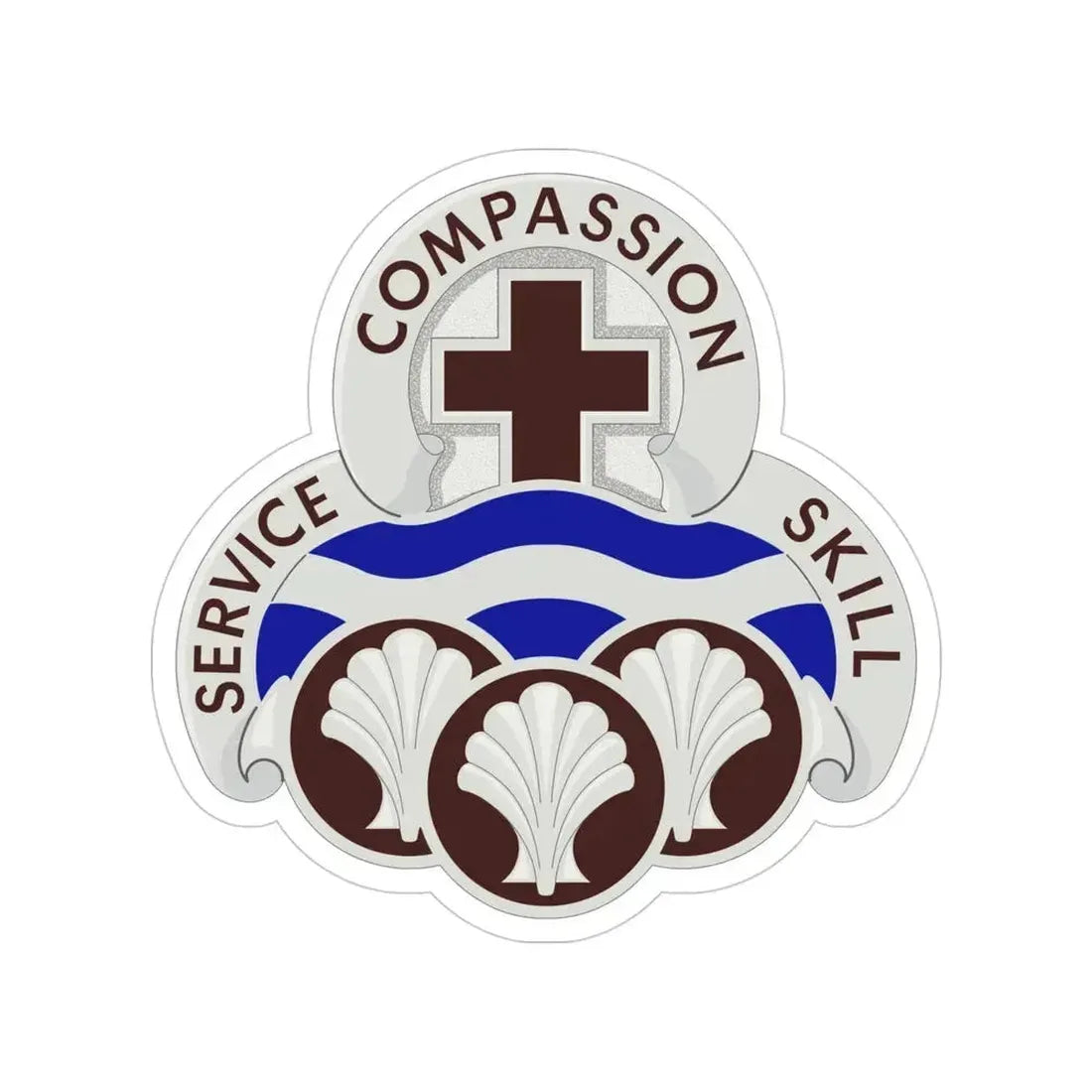 31 Field Hospital (U.S. Army) Transparent STICKER Die-Cut Vinyl Decal 4 Inch - The Sticker Space