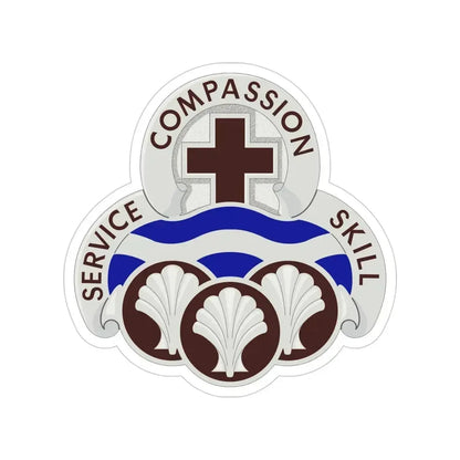 31 Field Hospital (U.S. Army) Transparent STICKER Die-Cut Vinyl Decal 4 Inch - The Sticker Space