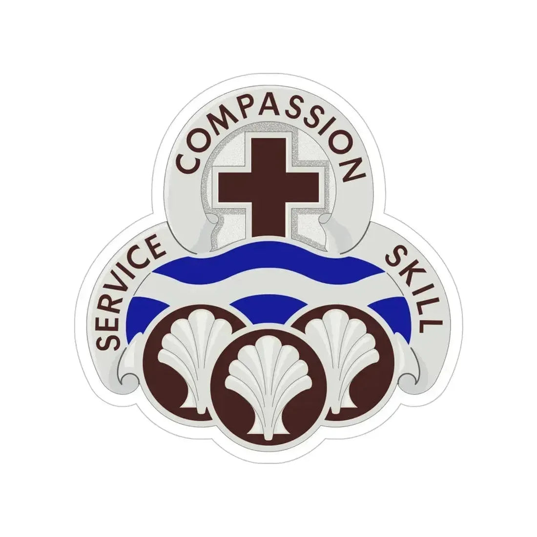 31 Field Hospital (U.S. Army) Transparent STICKER Die-Cut Vinyl Decal 6 Inch - The Sticker Space