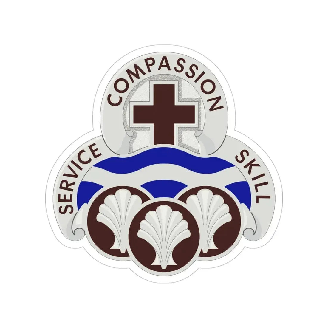 31 Field Hospital (U.S. Army) Transparent STICKER Die-Cut Vinyl Decal - The Sticker Space