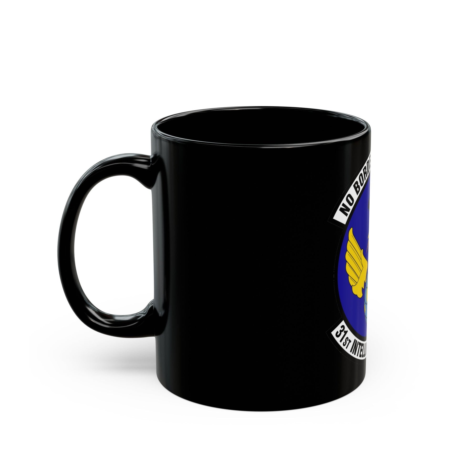 31 Intelligence Squadron ACC (U.S. Air Force) Black Coffee Mug-The Sticker Space