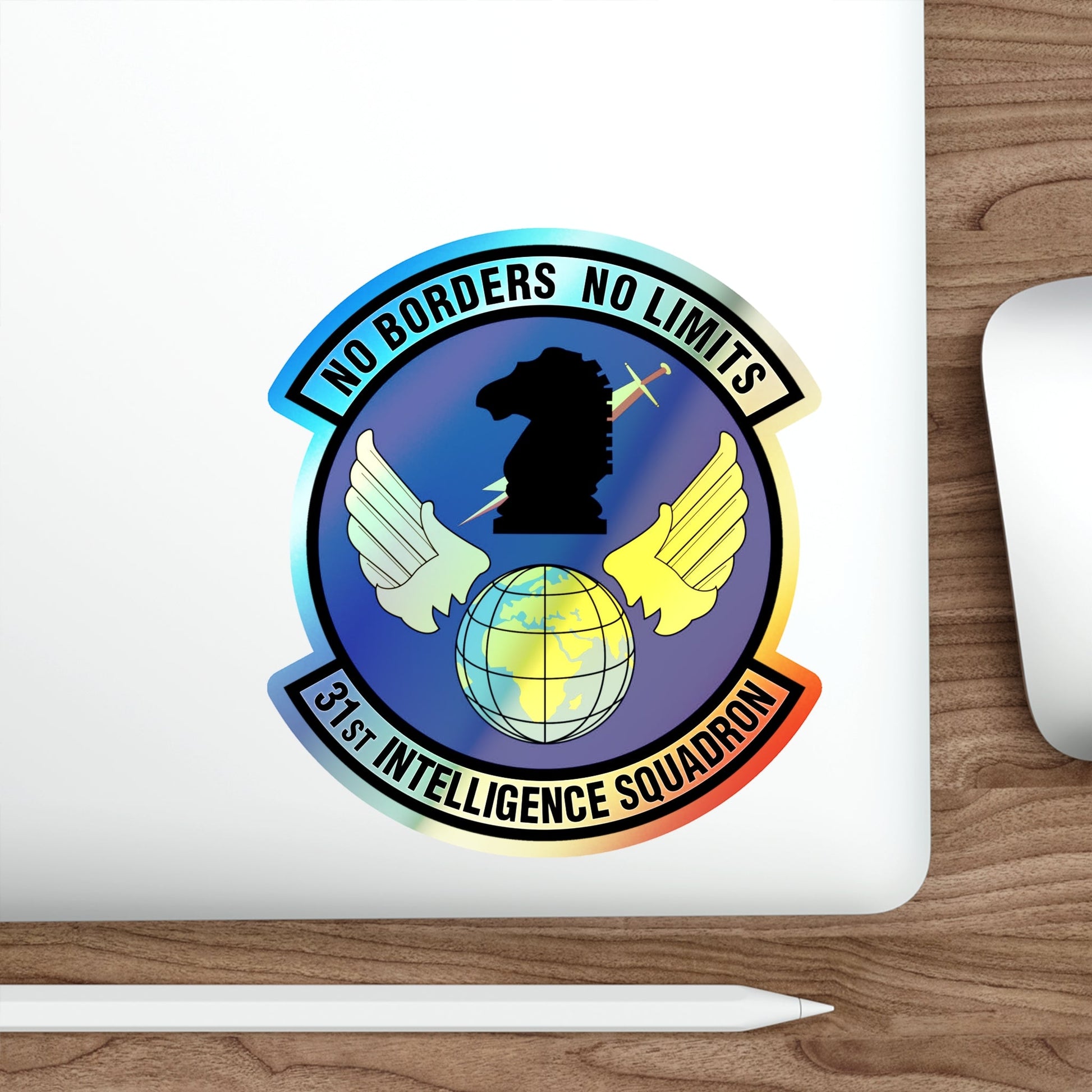 31 Intelligence Squadron ACC (U.S. Air Force) Holographic STICKER Die-Cut Vinyl Decal-The Sticker Space