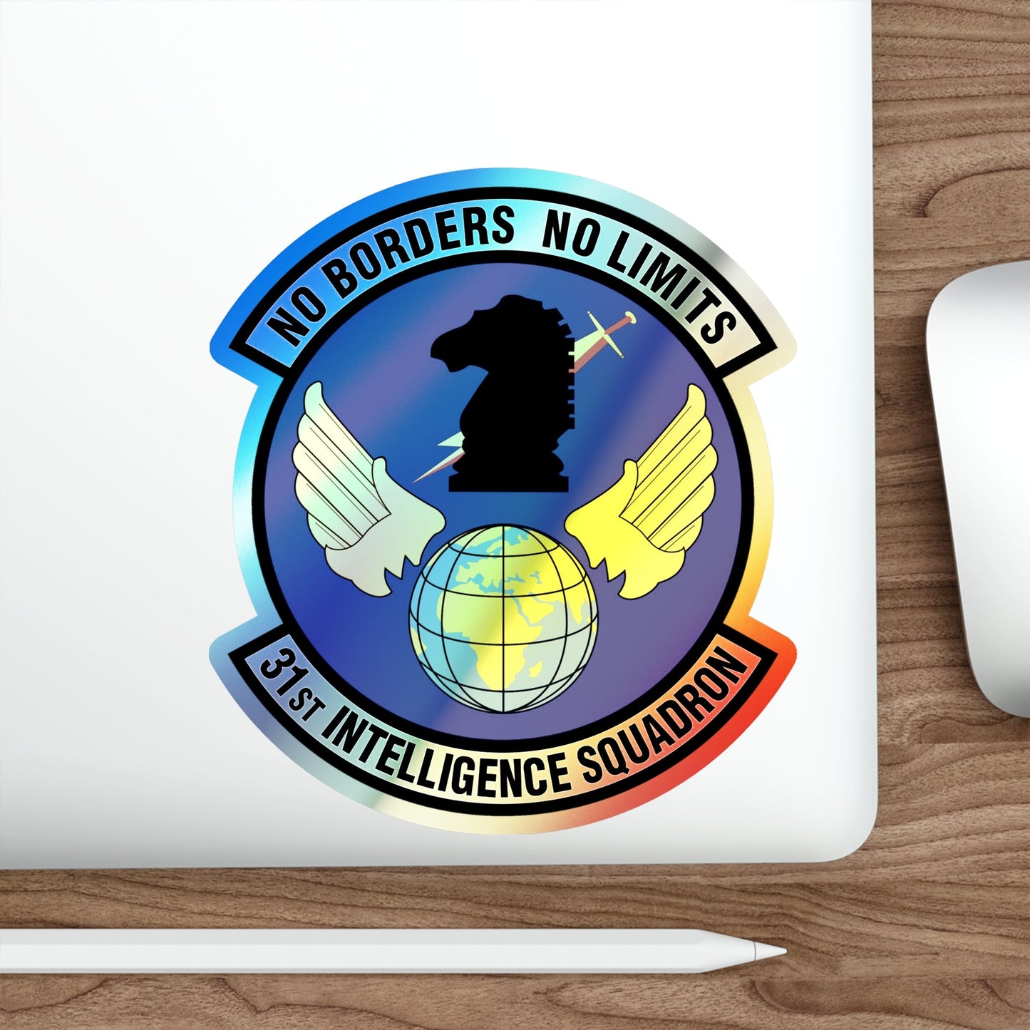 31 Intelligence Squadron ACC (U.S. Air Force) Holographic STICKER Die-Cut Vinyl Decal-The Sticker Space