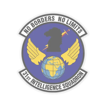 31 Intelligence Squadron ACC (U.S. Air Force) STICKER Vinyl Kiss-Cut Decal 3 Inch Transparent - The Sticker Space