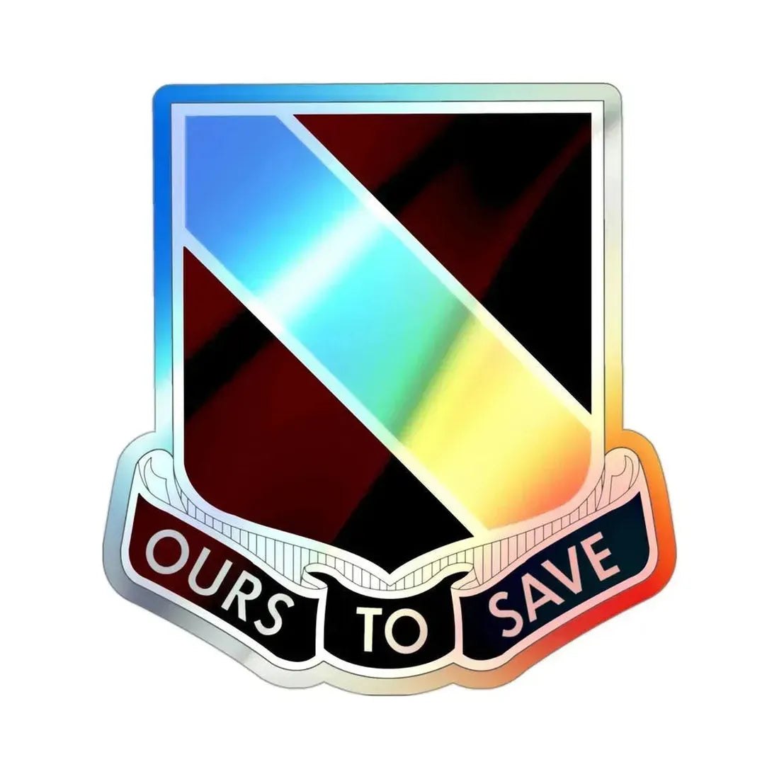 31 Medical Group (U.S. Army) Holographic STICKER Die-Cut Vinyl Decal 3 Inch Holographic - The Sticker Space