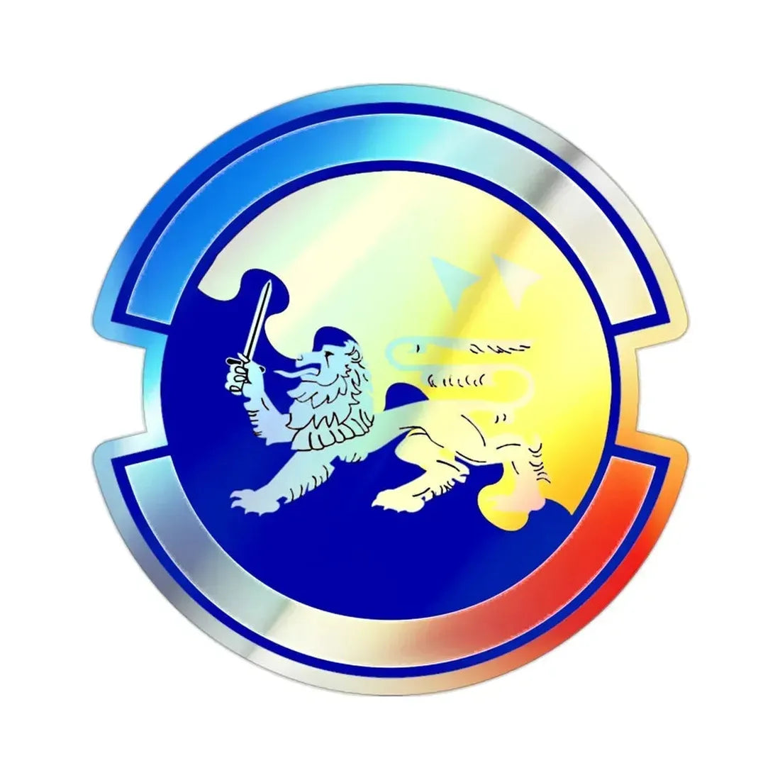 31 Operations Support Squadron USAFE (U.S. Air Force) Holographic STICKER Die-Cut Vinyl Decal - The Sticker Space