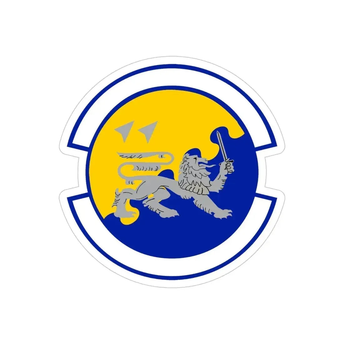 31 Operations Support Squadron USAFE (U.S. Air Force) REVERSE PRINT Transparent Die-Cut STICKER - The Sticker Space